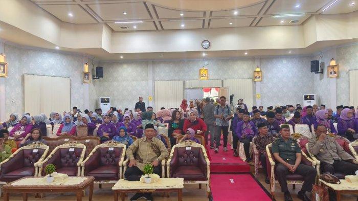 Suasana Rapat Paripurna DPRD Kota Gorontalo dalam rangka HUT ke-296 Kota Gorontalo, pada Selasa 19 Maret 2024