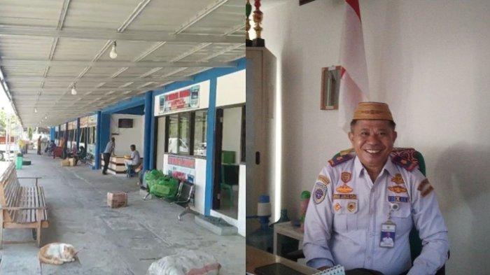 Suasana Terminal dan  Kepala Terminal Tipe A Dungingi, Irfan Junus Hida