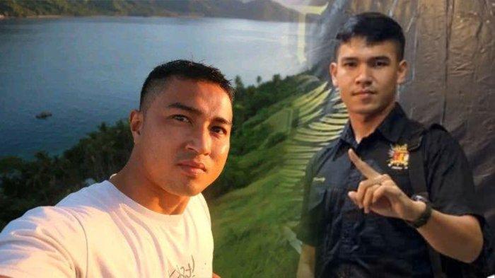 Taufik Nur (Kiri) sang nakes yang dianiaya seorang polisi Gorontalo, Dandi (kanan).