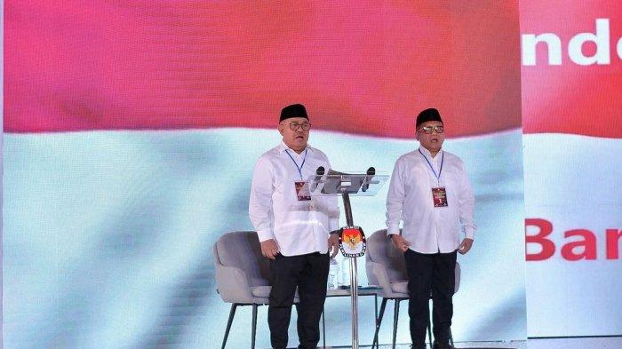 Tonny Uloli dan Marten Taha saat debat Pilkada Gorontalo.