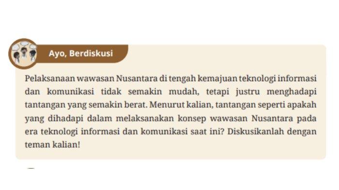 Tugas 'Ayo, Berdiskusi' dalam buku paket halaman 151 mata pelajaran Pendidikan Pancasila kelas 8 SMP/MTs Kurikulum Merdeka.