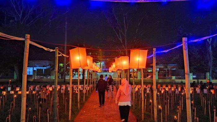 TUMBILOTOHE : Tumbilotohe hari ketiga di SMK Negeri I Kota Gorontalo, Jumat (28/3/2025).