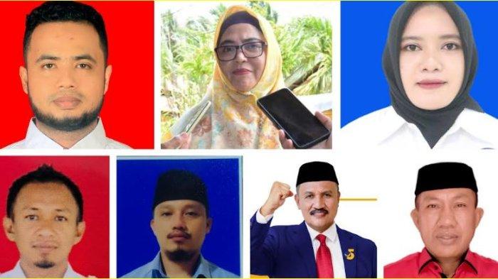 Wajah-wajah pendatang baru anggota DPRD Kabupaten Boalemo. Mereka terpilih pada Pemilu 2024