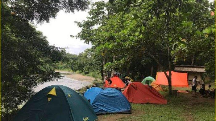 Potret suasana di Wisata Pasambaya Desa Modelidu, Kecamatan Telaga Biru, Kabupaten Gorontalo, Provinsi Gorontalo, Minggu (4/8/2024).