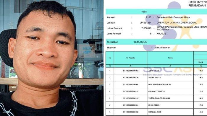 Yoman Entu, warga Gorontalo Utara mengaku kecewa gagal PPPK 2024 padahal sempat dinyatakan lulus