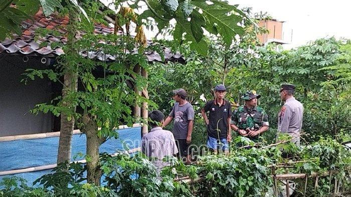 Lokasi ditemukan perempuan tewas di rumah duda di Desa Patemon Kecamatan Tanggul Jember
