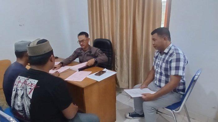 BOM IKAN - Ditpolairud Polda Gorontalo serahkan tiga tersangka beserta barang bukti ke Kejaksaan Negeri Pohuwato, Kamis (22/5/2025). Terdapat puluhan barang bukti juga yang ikut diserahkan ke Kejari Pohuwato.