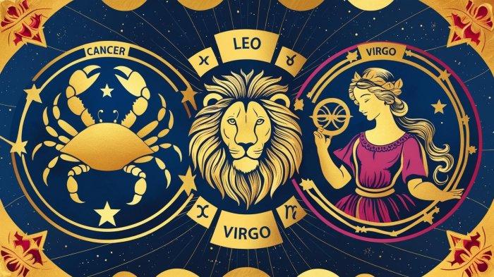 Ramalan Zodiak Cancer, Leo, Virgo Hari ini 8 Mei 2025: Cinta, Kesehatan, Karir dan Keuangan
