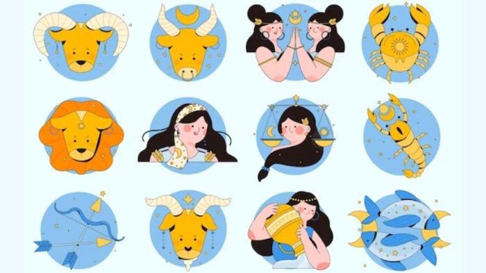 Ilustrasi logo horoskop.