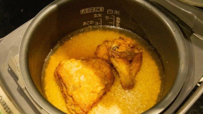 menu nasi ayam krispi