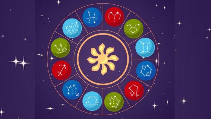 Ilustrasi logo zodiak.