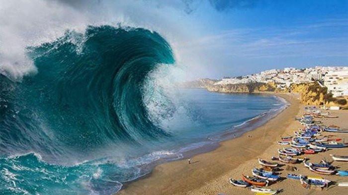 ILUSTRASI - ilustrasi tsunami.