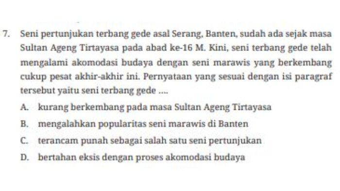 Tugas 'Uji Kompetensi' Pilihan Ganda Nomor 7 dalam buku paket halaman 126 mata pelajaran Pendidikan Pancasila kelas 8 SMP/MTs Kurikulum Merdeka.