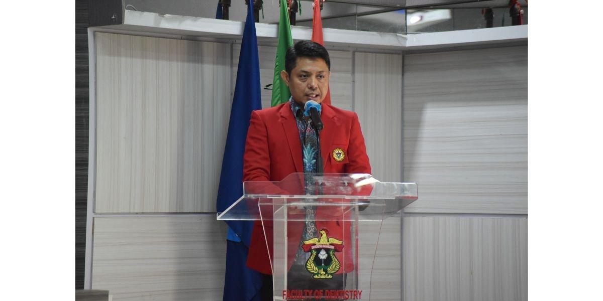 Dekan FKG Unhas, Irfan Sugianto, drg., M.Med.Ed., Ph.D., Sp.RKG