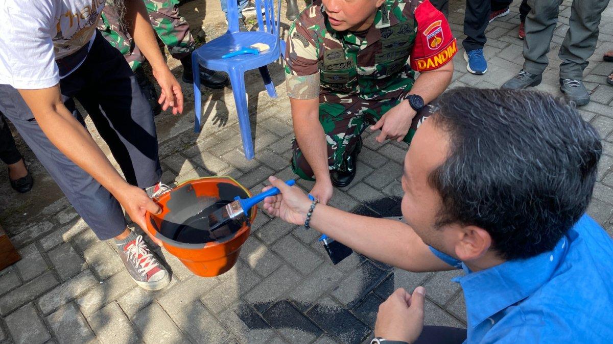 Aksi gotong royong di Kali Pepe, Punggawan