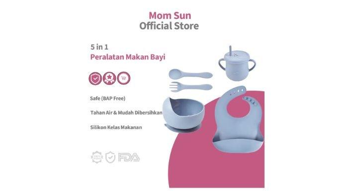 Alat makan set 5 in 1 dari Mom Sun