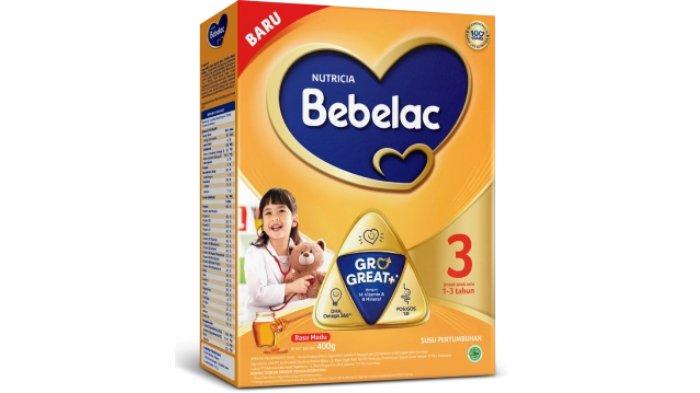 Ilustrasi susu pertumbuhan anak Bebelac 3 GroGreat+