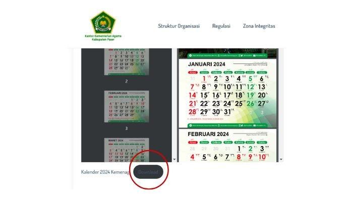 Cara download kalender 2024 resmi pemerintah lengkap dengan daftar hari libur nasional dan cuti bersama