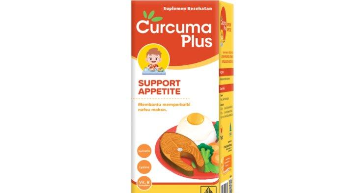 Ilustrasi vitamin penambah nafsu makan anak, Curcuma plus appetite