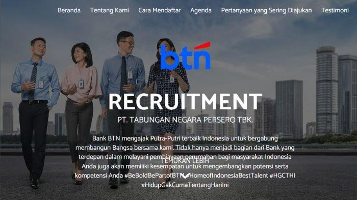 Lowongan kerja BUMN di Bank BTN