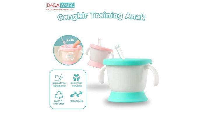 Mug dari DADAWARD untuk training minum pakai sedotan