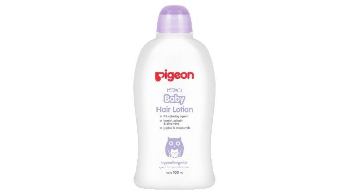 Ilustrasi minyak rambut bayi, Pigeon baby hair lotion