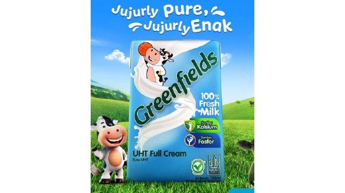 Susu UHT full cream greenfields