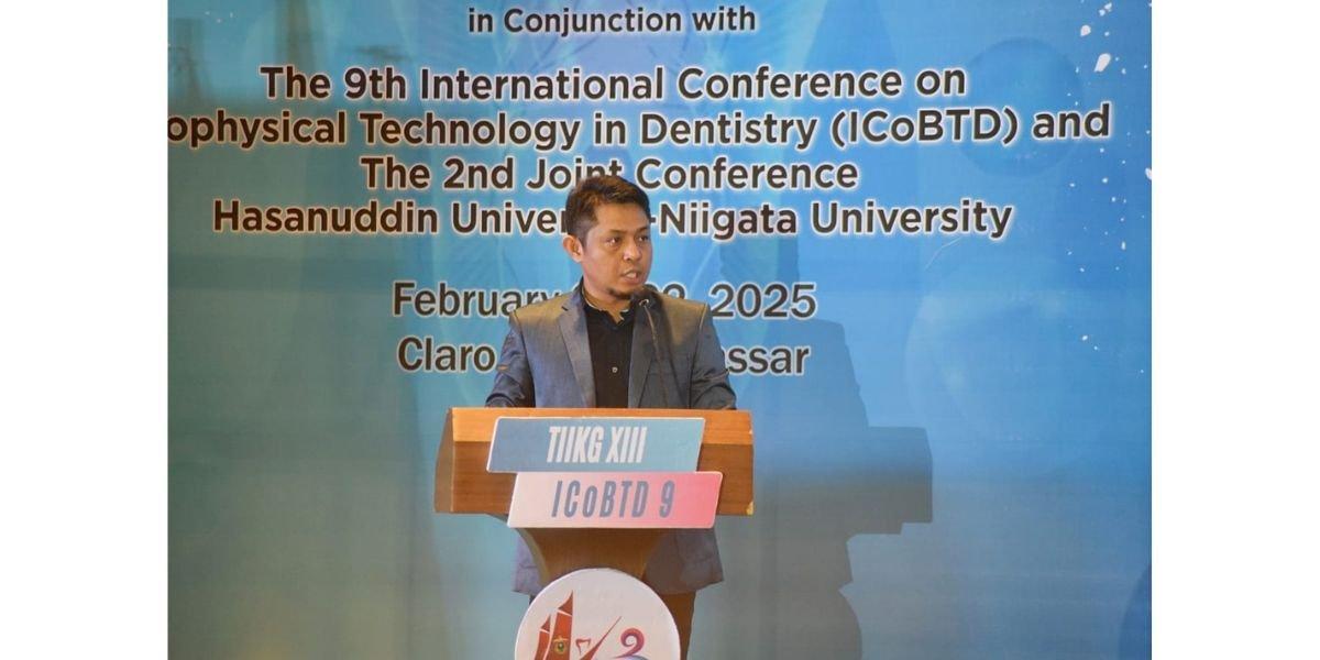 Dekan FKG Unhas, Irfan Sugianto, M.Med.Ed., Ph.D., Sp.RKG