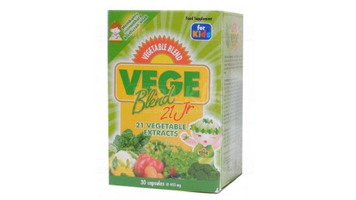 Ilustrasi vitamin penambah nafsu makan anak, VEGEBLend 21 Jr