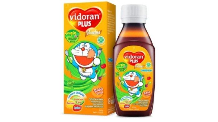 Ilustrasi vitamin penambah nafsu makan anak, Vidoran plus