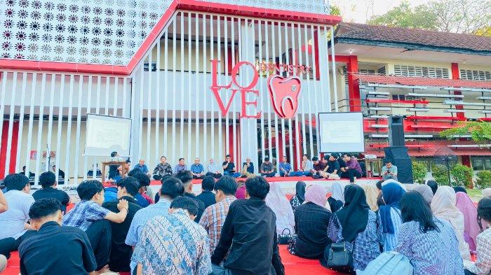 Fakultas Kedokteran Gigi (FKG) Universitas Hasanuddin (Unhas) menggelar kegiatan Dialog Akademik Tahun Ajaran 2025/2026, Minggu, 2 Agustus 2025