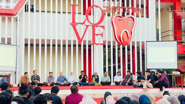 Fakultas Kedokteran Gigi (FKG) Universitas Hasanuddin (Unhas) menggelar kegiatan Dialog Akademik Tahun Ajaran 2025/2026, Minggu, 2 Agustus 2025