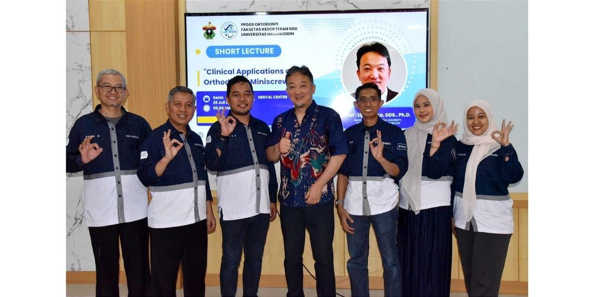 Prodi Spesialis Ortodonti FKG Unhas Hadirkan Pakar Ortodonti dari Jepang jadi Dosen Tamu