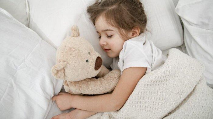 Ilustrasi anak yang memiliki waktu tidur yang cukup