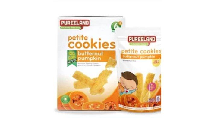 Ilustrasi biskuit bayi Pureeland baby cookies