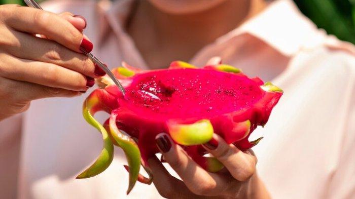 Ilustrasi buah naga, salah satu buah yang cocok untuk menu MPASI si kecil