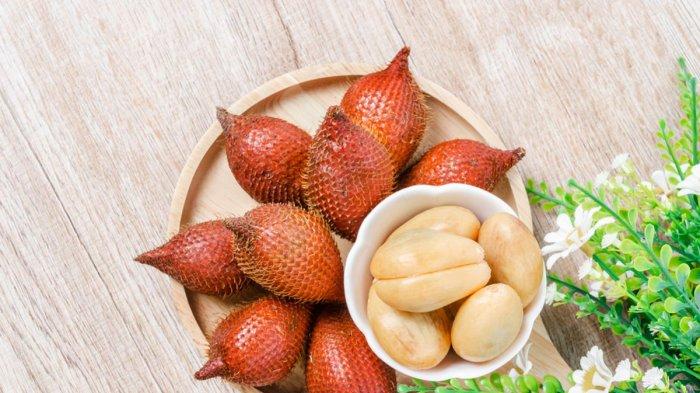 ilustrasi buah salak