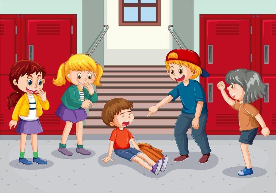 ilustrasi anak yang menjadi pelaku bullying