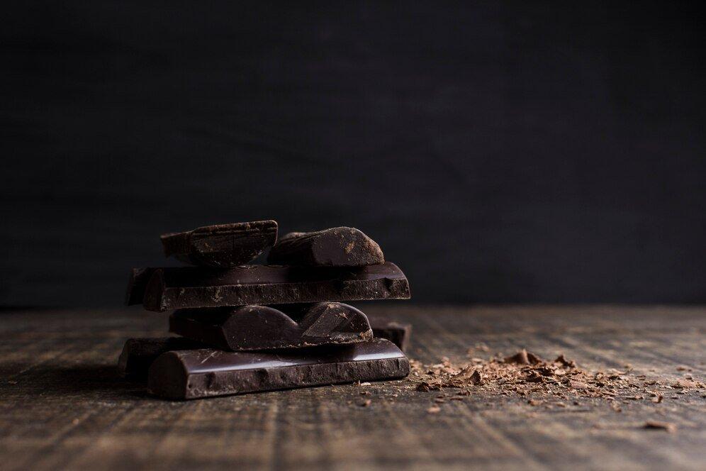 ilustrasi dark chocolate