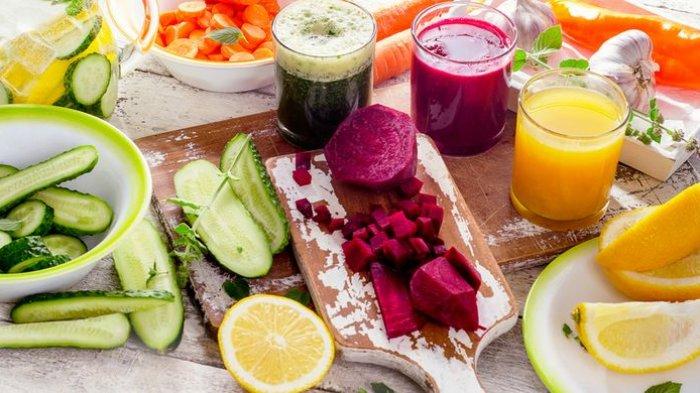 ilustrasi jus buah naga