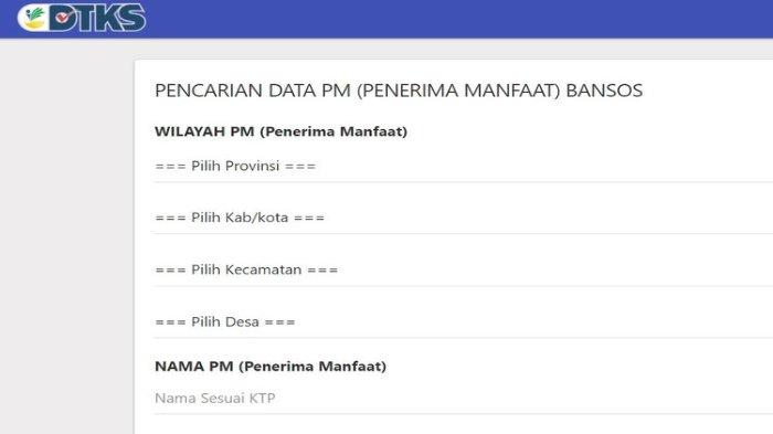 Cara cek DTKS, pastikan nama Anda sudah terdaftar untuk mendapatkan bansos