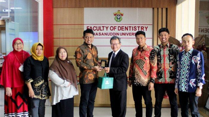 Kunjungan Prof. Liang-Yo Yang diterima langsung oleh Dekan (Irfan Sugianto, drg., M.Med.Ed., Ph.D) beserta para Wakil Dekan FKG Unhas