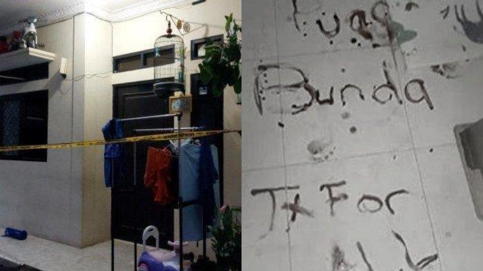 TKP pembunuhan 4 anak di Jagakarsa