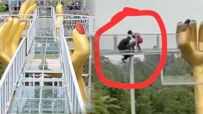 Insiden Jembatan Kaca Pecah di The Geong, Banyumas, Jawa Tengah