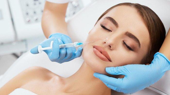 ilustrasi botox untuk memperbaiki rahang yang tidak simetris