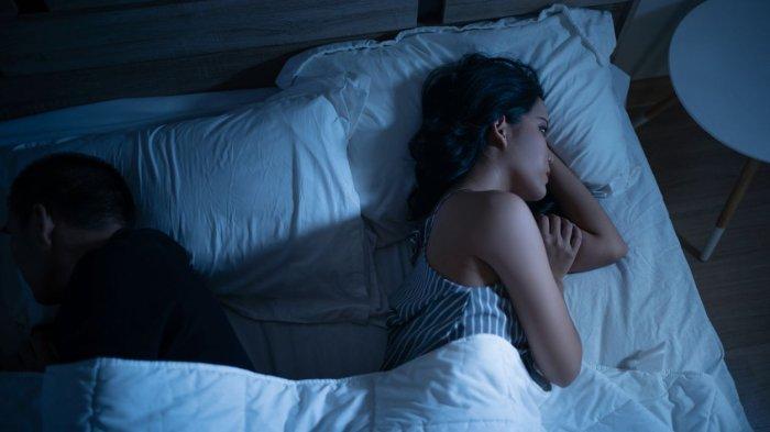 ilustrasi pasangan suami istri yang mengalami masalah seksual