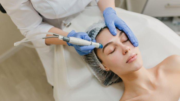 ilustrasi treatment hydrafacial