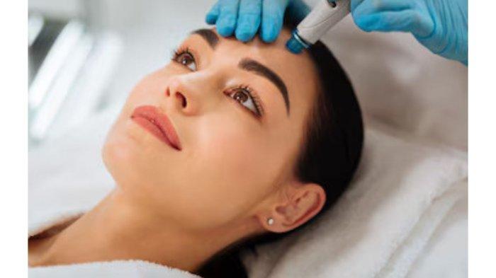 ilustrasi treatment untuk mencerahkan warna kulit