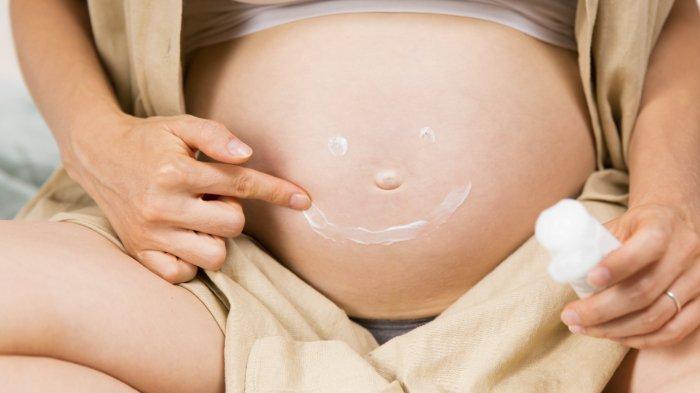 Ilustrasi stretch mark yang muncul pada ibu hamil, berikut penjelasan Dokter Kulit dan Kelamin