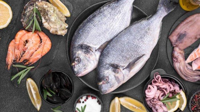 Ilustrasi ikan, makanan yang dapat menambah tinggi badan anak